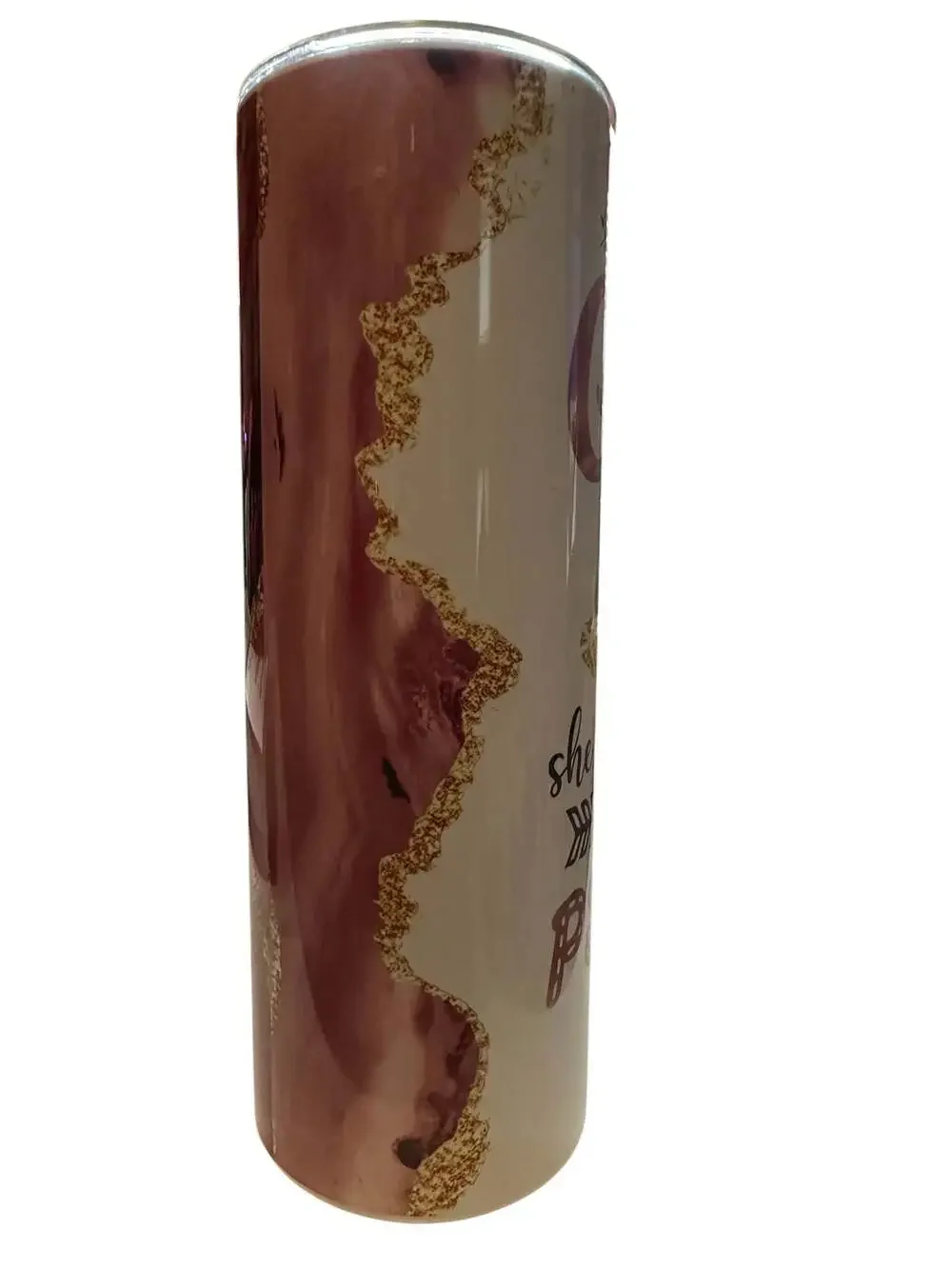 God Is Within Her She Will Not Fall Psalm 46:5 20 oz Skinny Tumbler